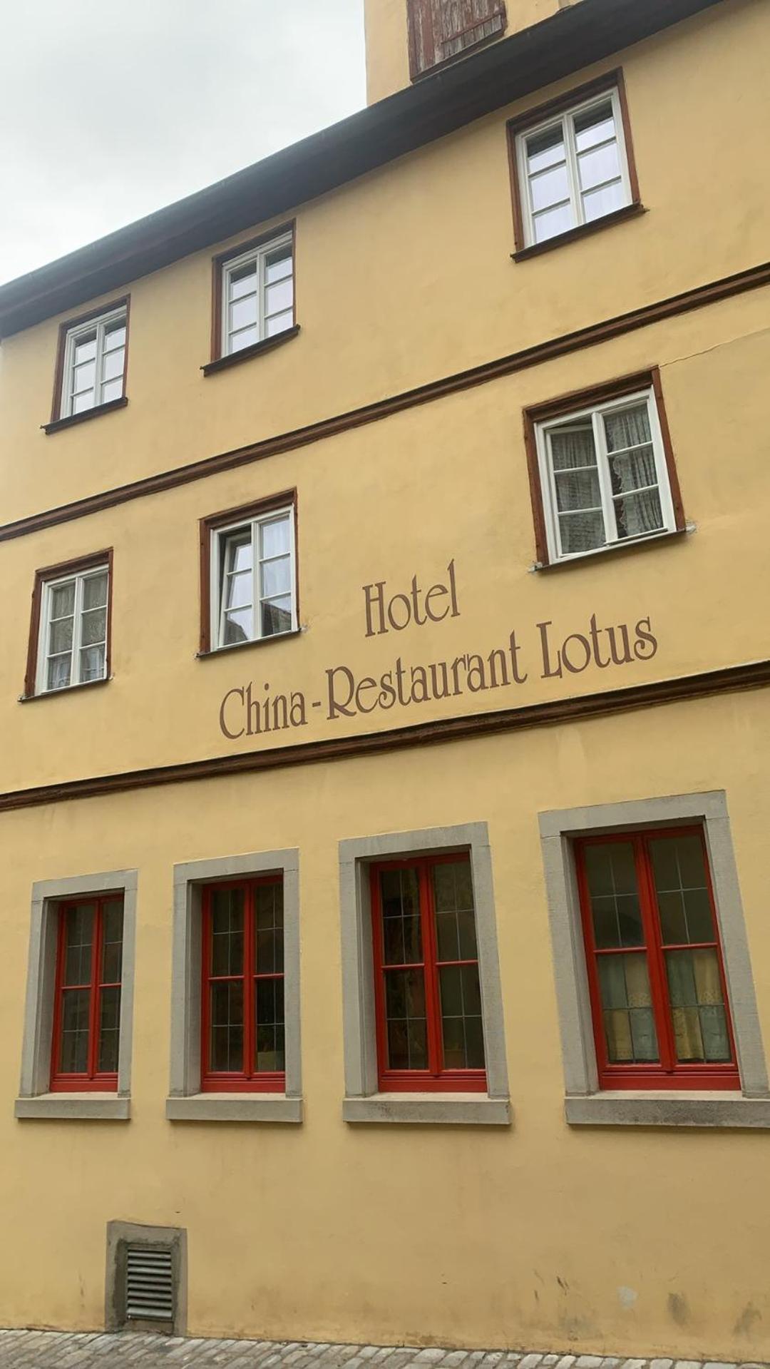 China Restaurant Hotel Lotus Ρότενμπουργκ  Εξωτερικό φωτογραφία